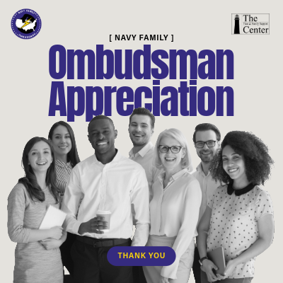 Promotional ad for Navy Family Ombudsman Appreciation