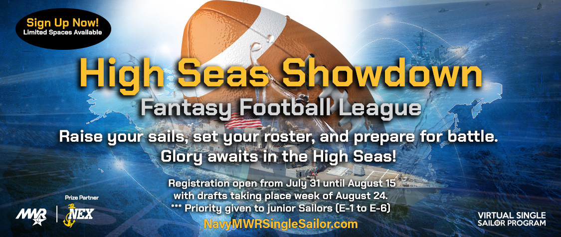 Ad for VSSP Fantasy Football League High Seas Showdown