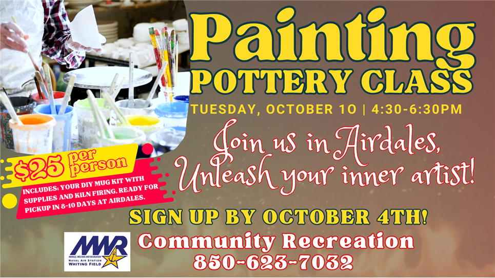 Painting Pottery Class