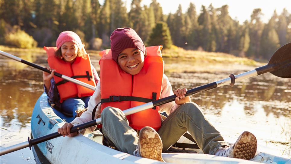 Kids in Kayaks