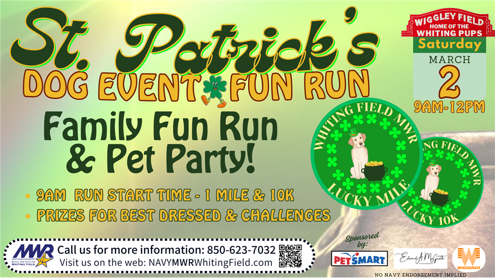 St. Patrick's Dog Event & Fun Run
