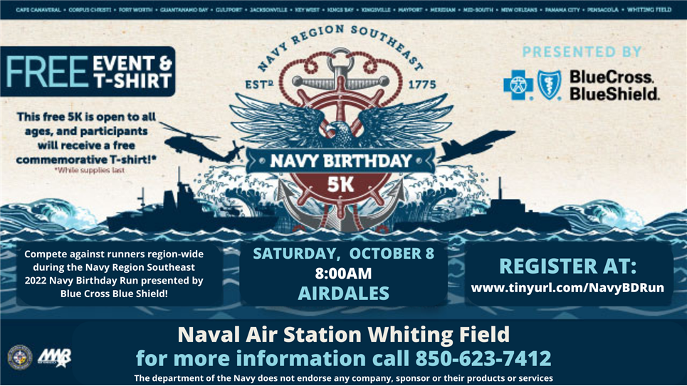 Navy Region Southeast Navy Birthday 5K